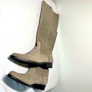 NEW Calvin Klein Grey Suede Boots. Size 8. Talloria. Zipper